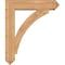 Ekena Millwork Thorton Arts and Crafts Smooth Bracket w/ Offset Brace, Western Red Cedar, 7 1/2"W x 32"D x 38"H BKT0806X32X38THR03SWR - alternate 4